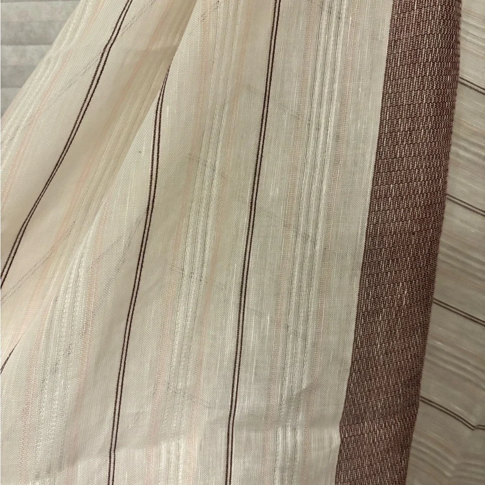 MaxMara Textured mauve  and Cream Scarf or shawl